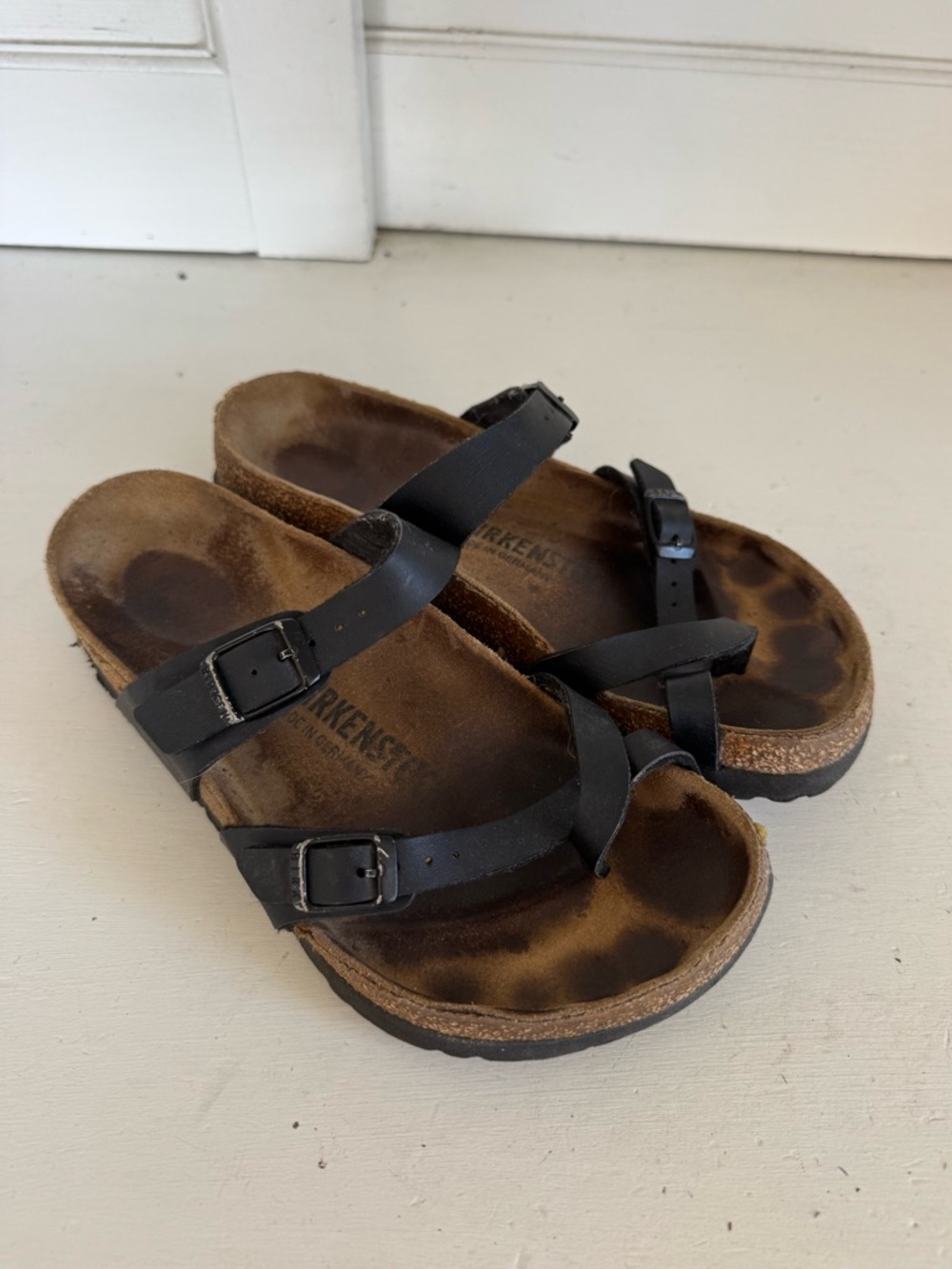 Birkenstock black Mayari sandals size 37 (US 6-6.5)